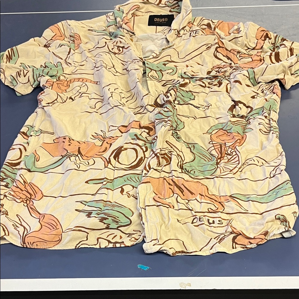 Men's Casual Button Down Shirt - Multicolor